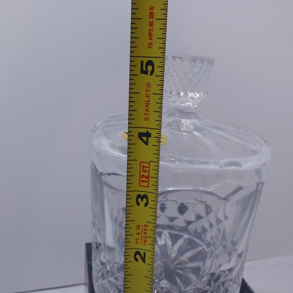 VTG 24% GENUINE CRYSTAL JAM JAR VASE CORDIAL GLASS - Picture 7 of 10